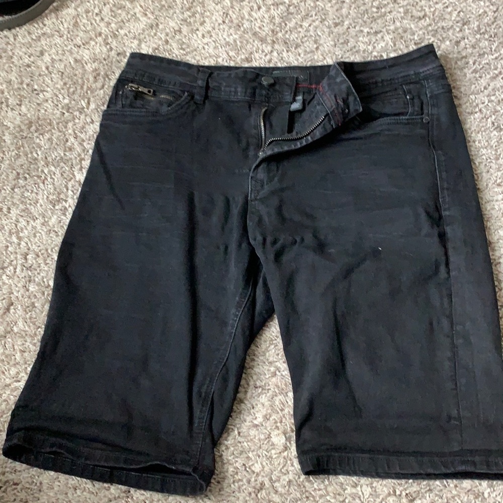 Steve’s denim shorts black